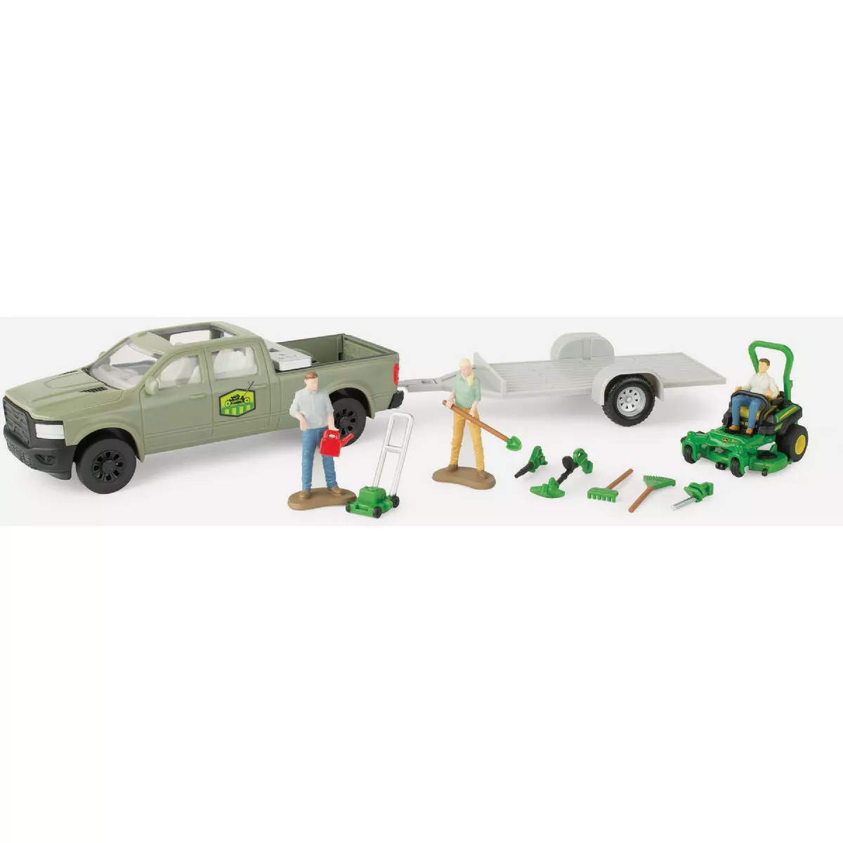 John Deere 1:32 Lawn Care Toy Set (15-Piece)-