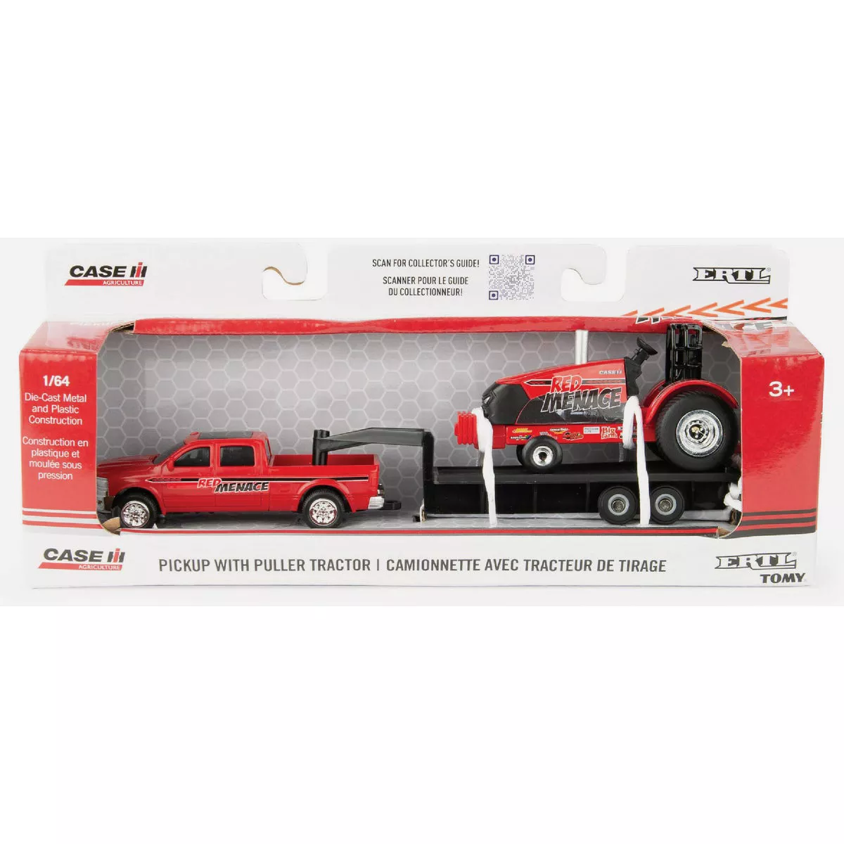 Case IH 1:64 Puller Tractor & Truck Toy Set - photo 2