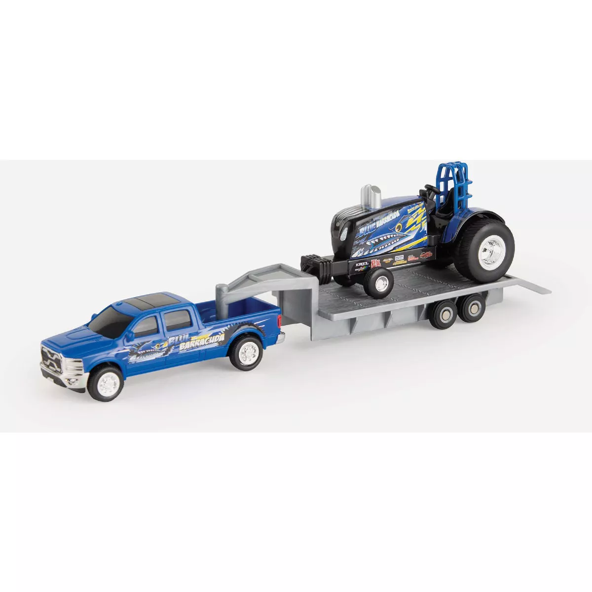 New Holland 1:64 Puller Tractor & Truck Set