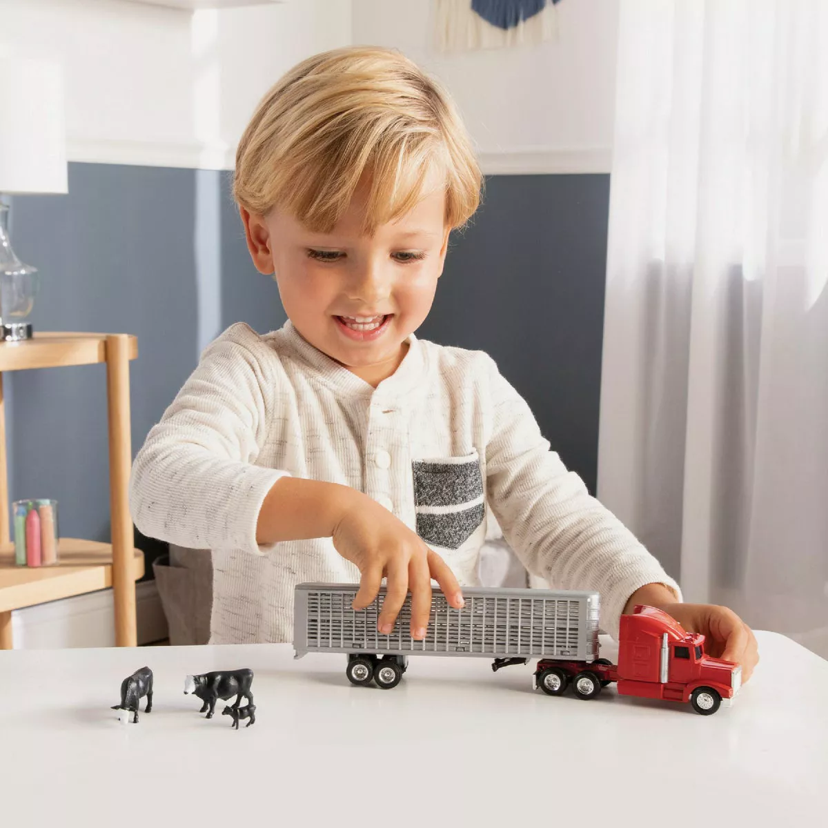 TOMY 1:64 Semi Truck Toy Set - photo 4