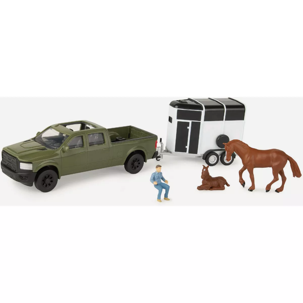 TOMY 1:32 Truck & Horse Trailer Farm Toy Set