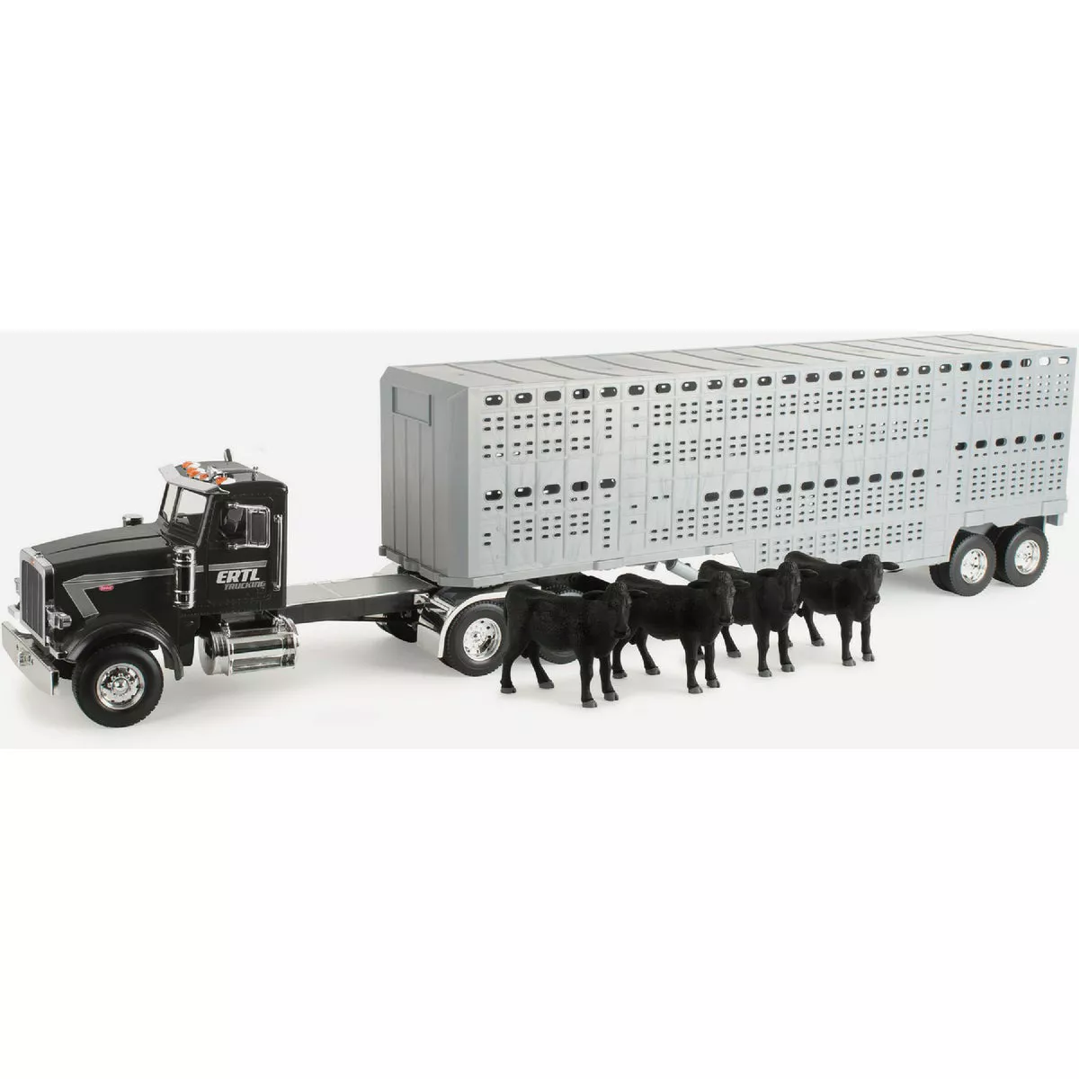 Peterbilt Big Farm 1:16 Semi Truck with Livestock Trailer & Cows