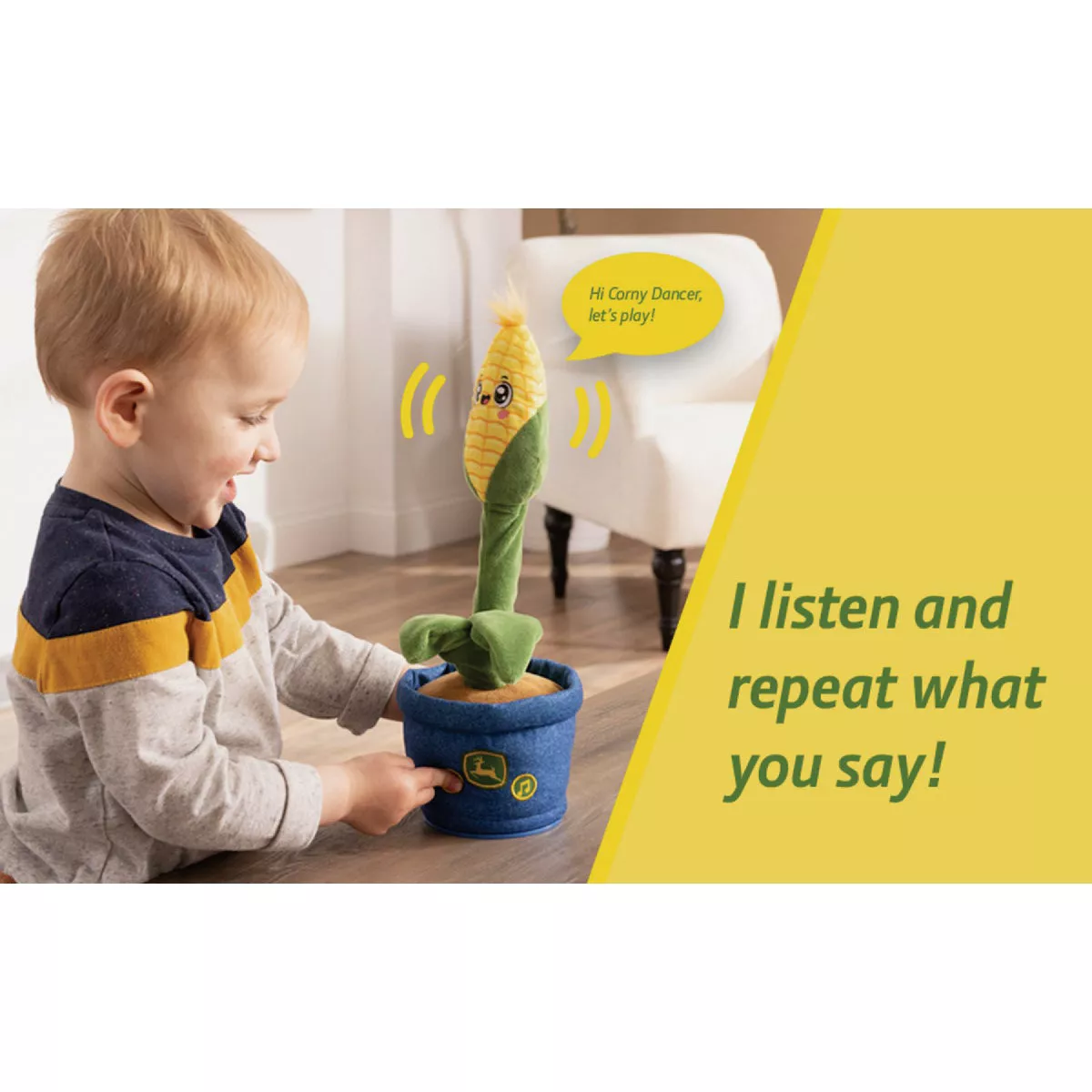 John Deere Corny Dancer Plush Musical Toy - photo 4