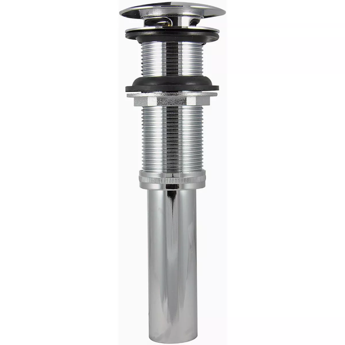 Danco Chrome Decorative Push-Button Sink Drain without Overflow