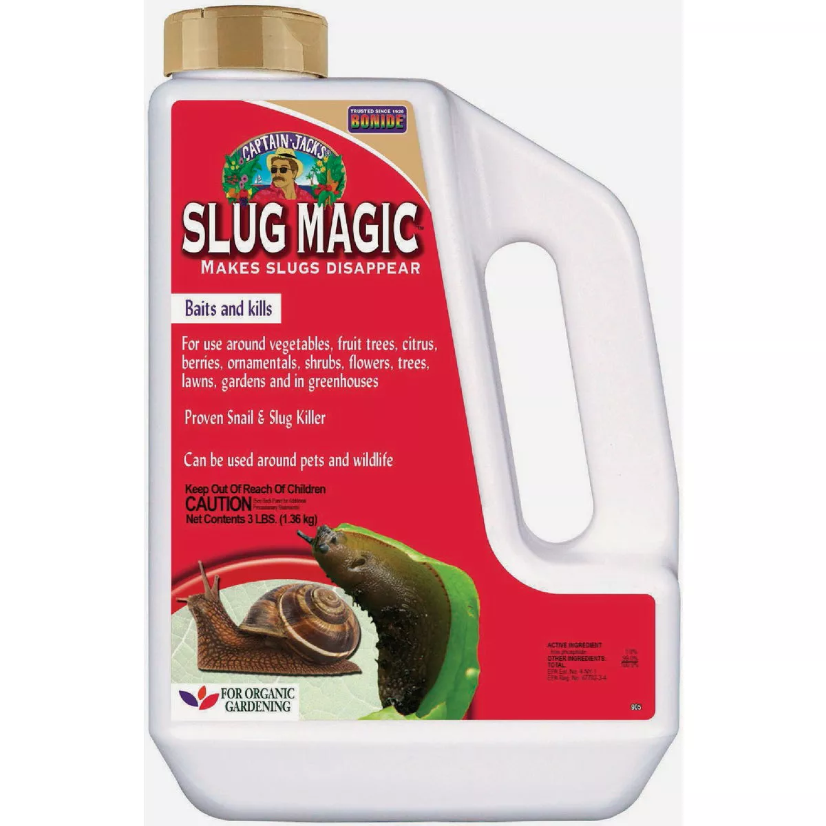 Bonide Slug Magic 3 Lb. Granules Slug Killer