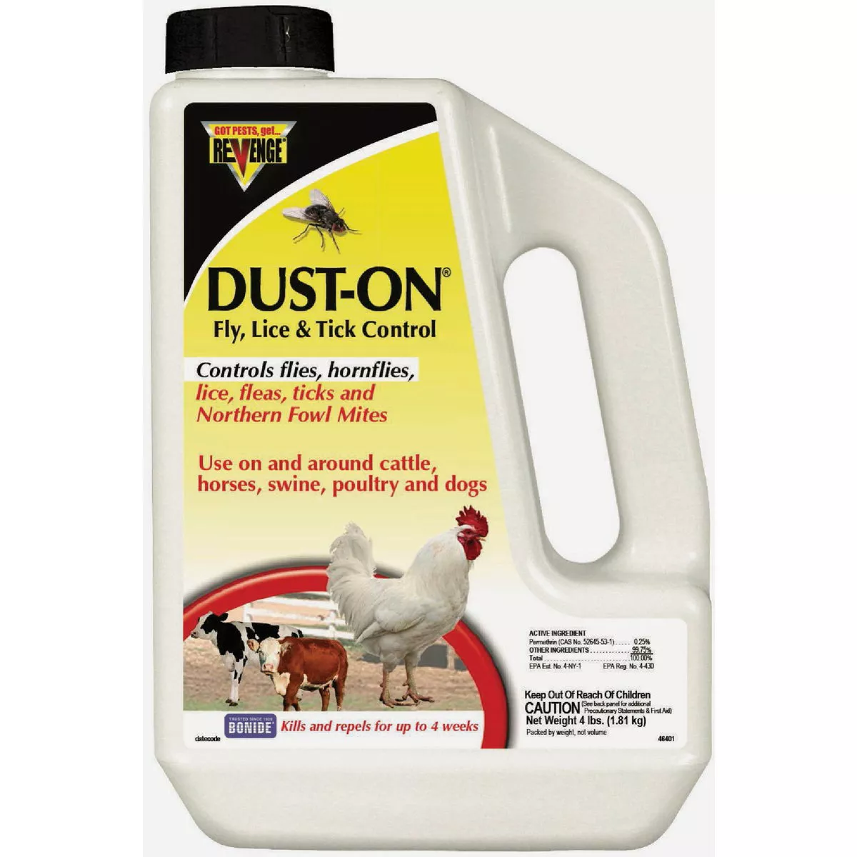 Bonide Revenge Dust-On 4 Lb. Fly & Lice Control