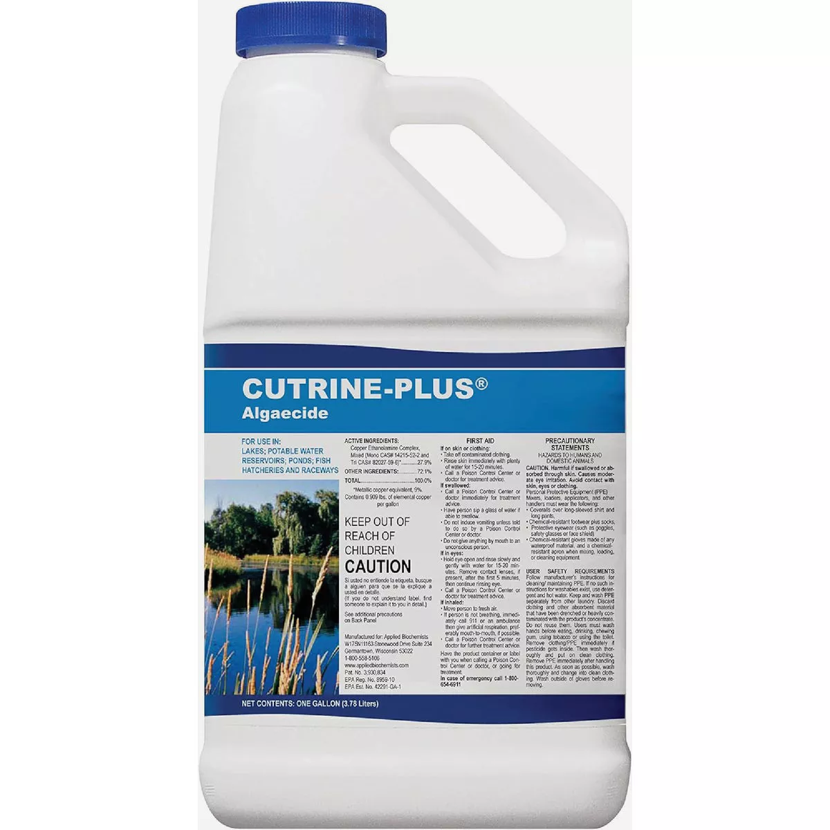 Cutrine Plus 1 Gal. Liquid Algaecide & Herbicide