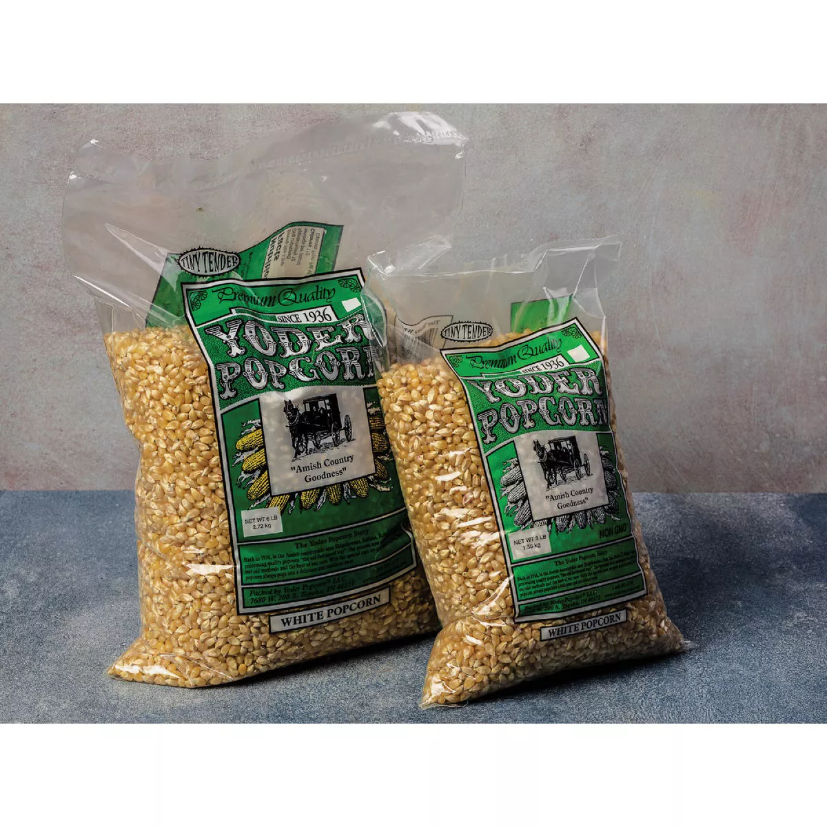 Yoder Popcorn 3 Lb. Premium White Popcorn