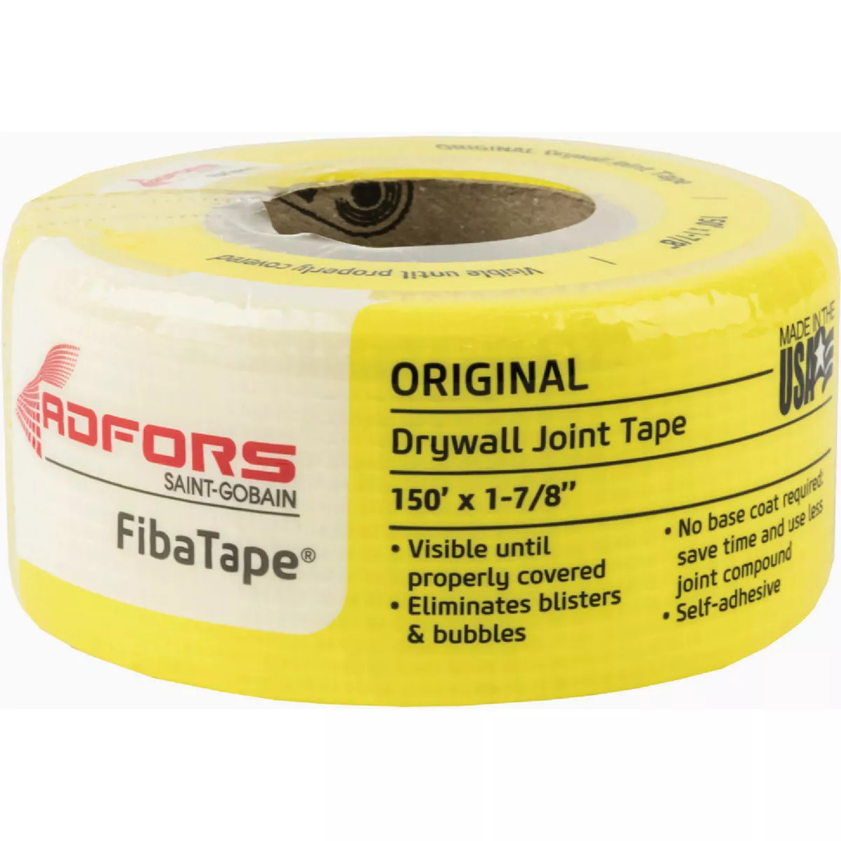 FibaTape 1 7/8 In. x 150 Ft. Yellow Original Fiberglass Mesh Drywall Joint Tape- - photo 3