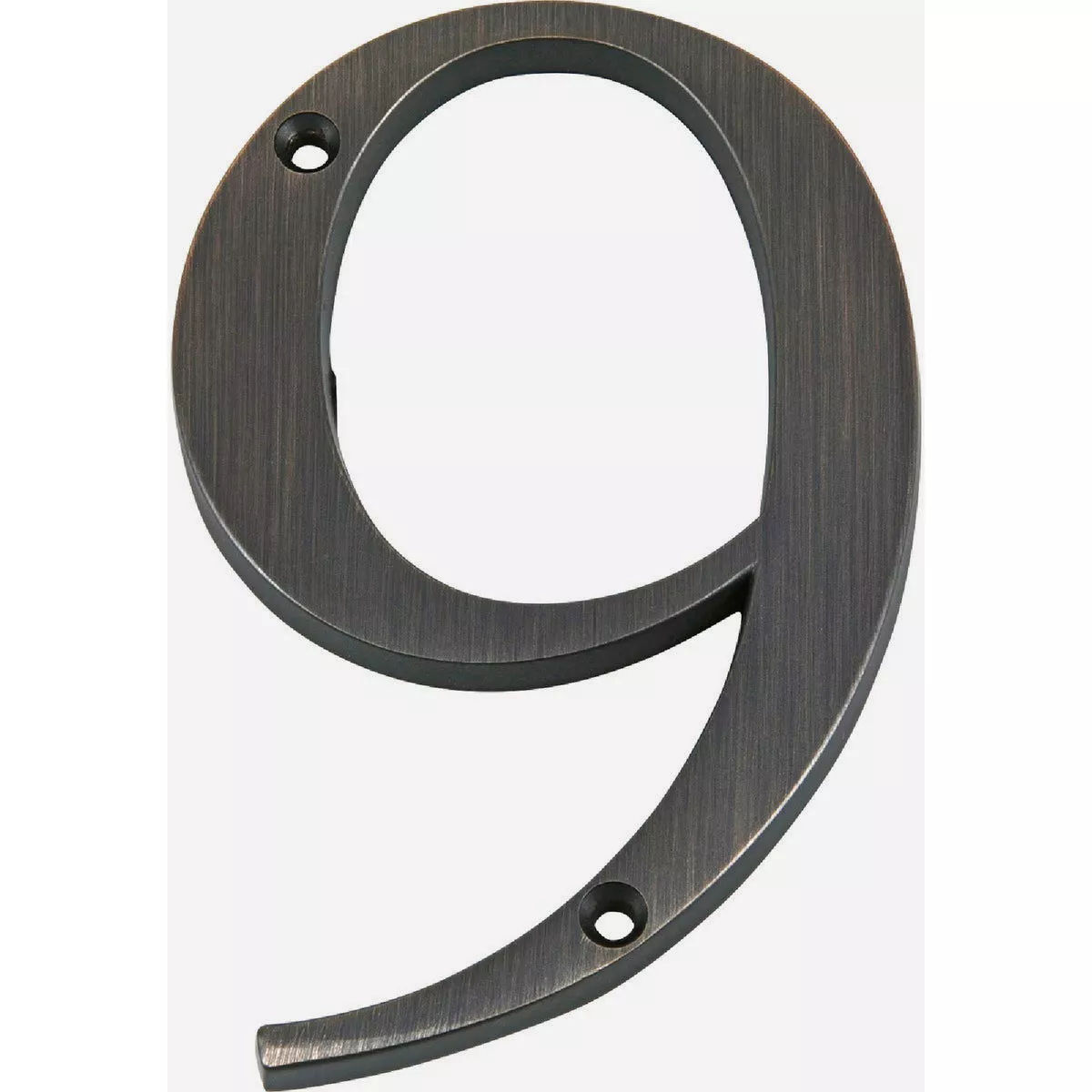 Distinctions Flush Mount House Number 9 Bronze (4")