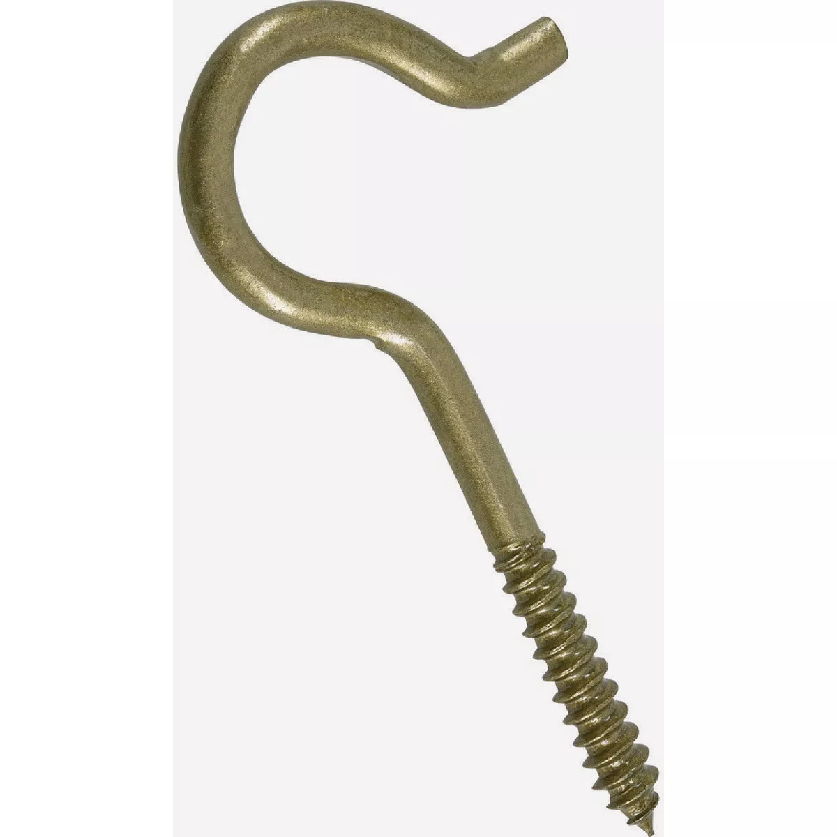Hillman Durasteel 1/4 In. x 4-1/4 In. Gold Flagged Heavy-Duty Screw Ceiling Hook