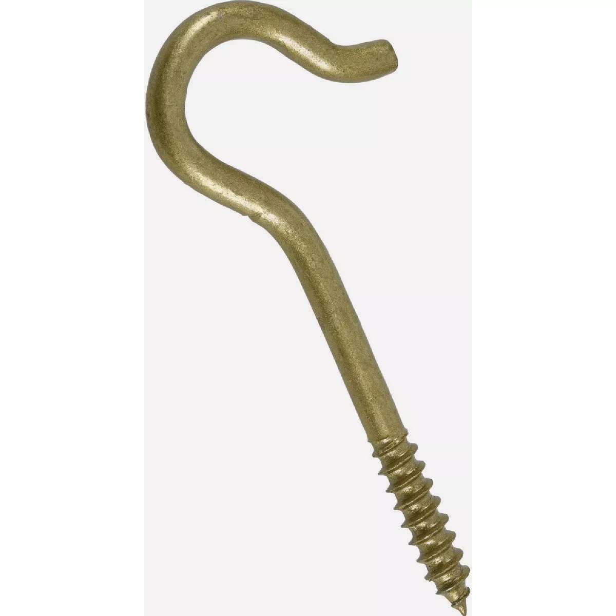 Hillman Durasteel #4 x 3-7/8 In. Gold Flagged Screw Ceiling Hook-
