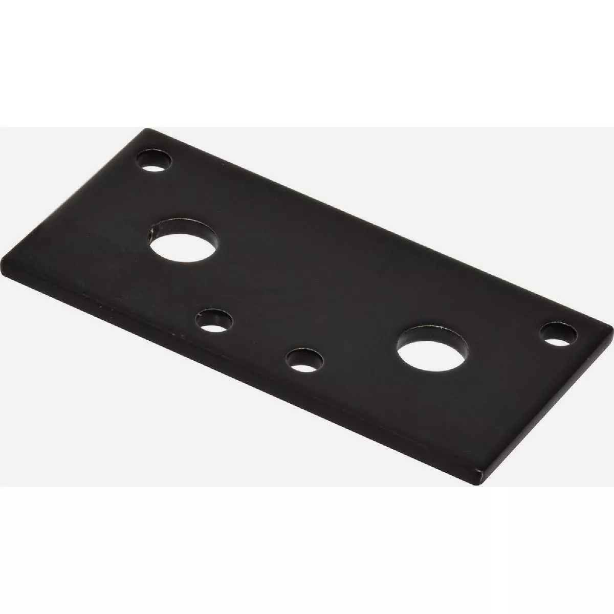 Hardware Essentials 2 In. x 1/2 In. Black Mending Plate (4 Pack)