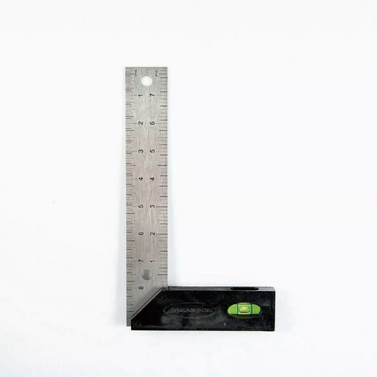 Swanson 8 In. Speedlight Try and Miter Square with Level-