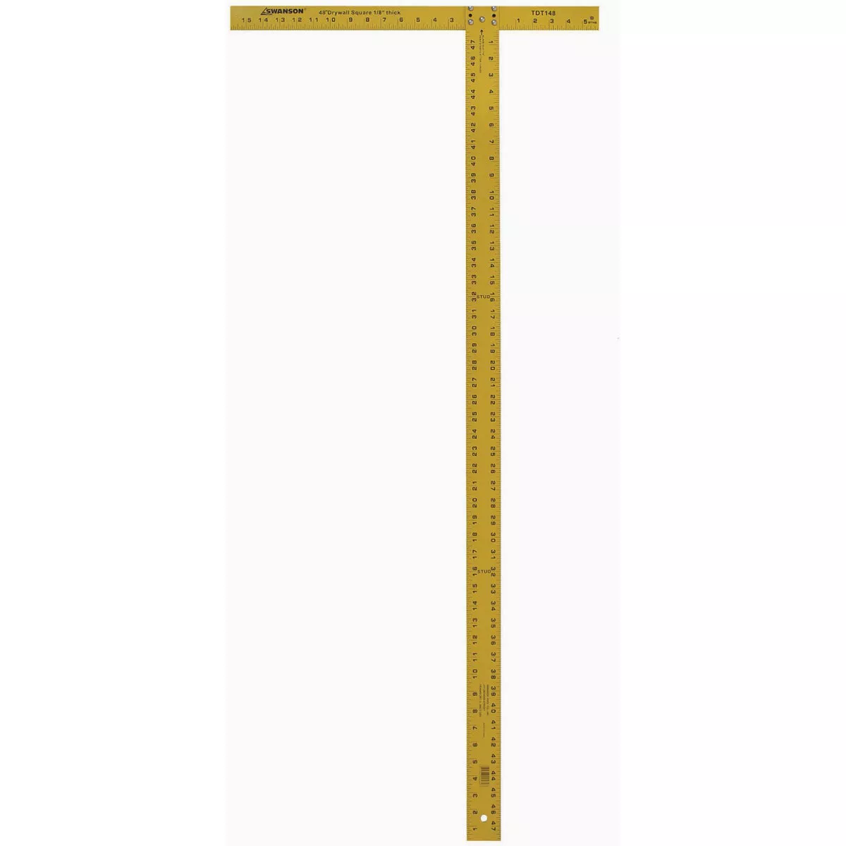 Swanson 47-7/8 In. Aluminum Heavy Duty Yellow Drywall T-Square-