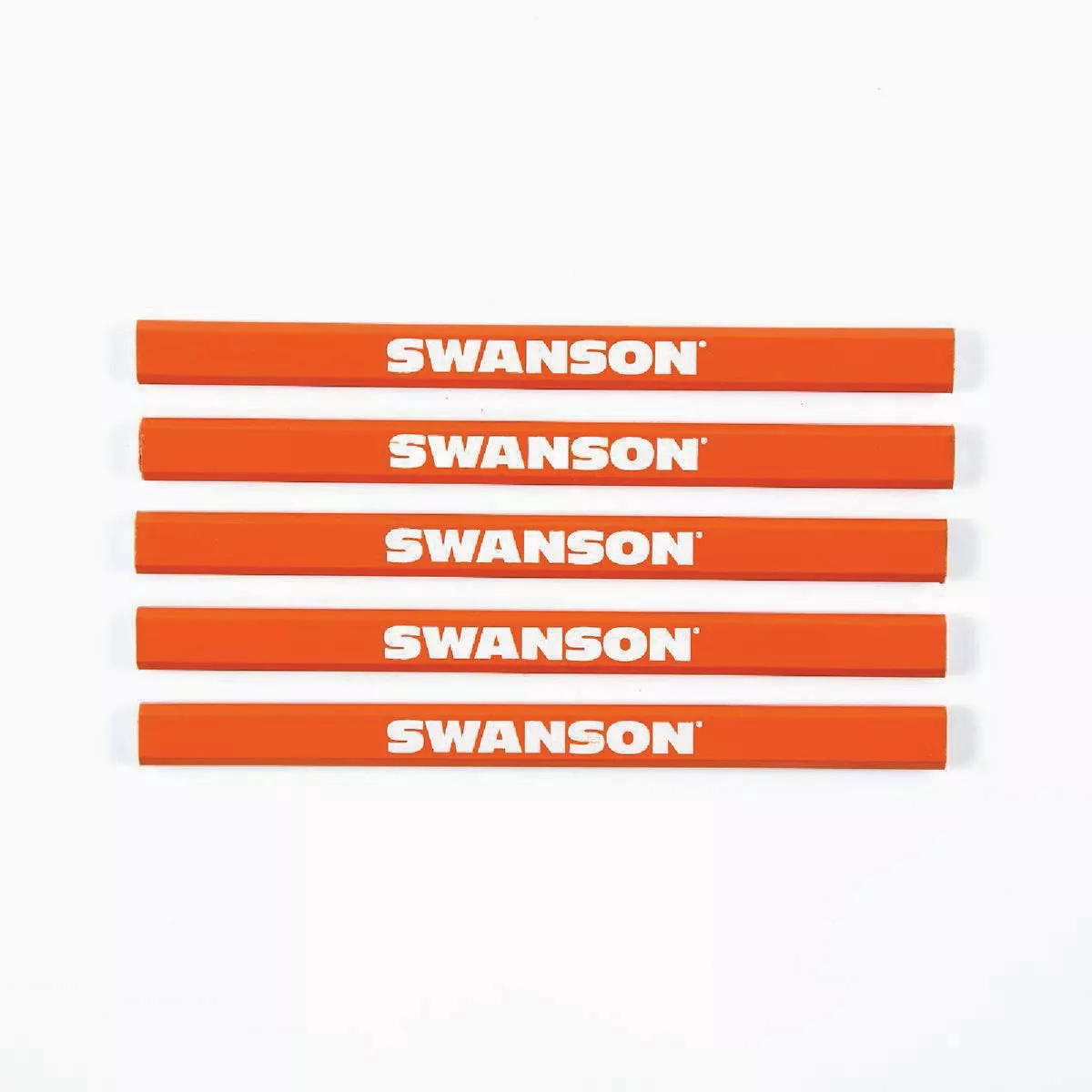 Swanson Wooden Carpenters Pencil (5-Pack)