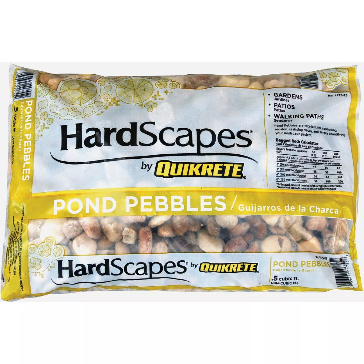 Quikrete Hardscapes 0.5 Cu. Ft. Pond Pebbles