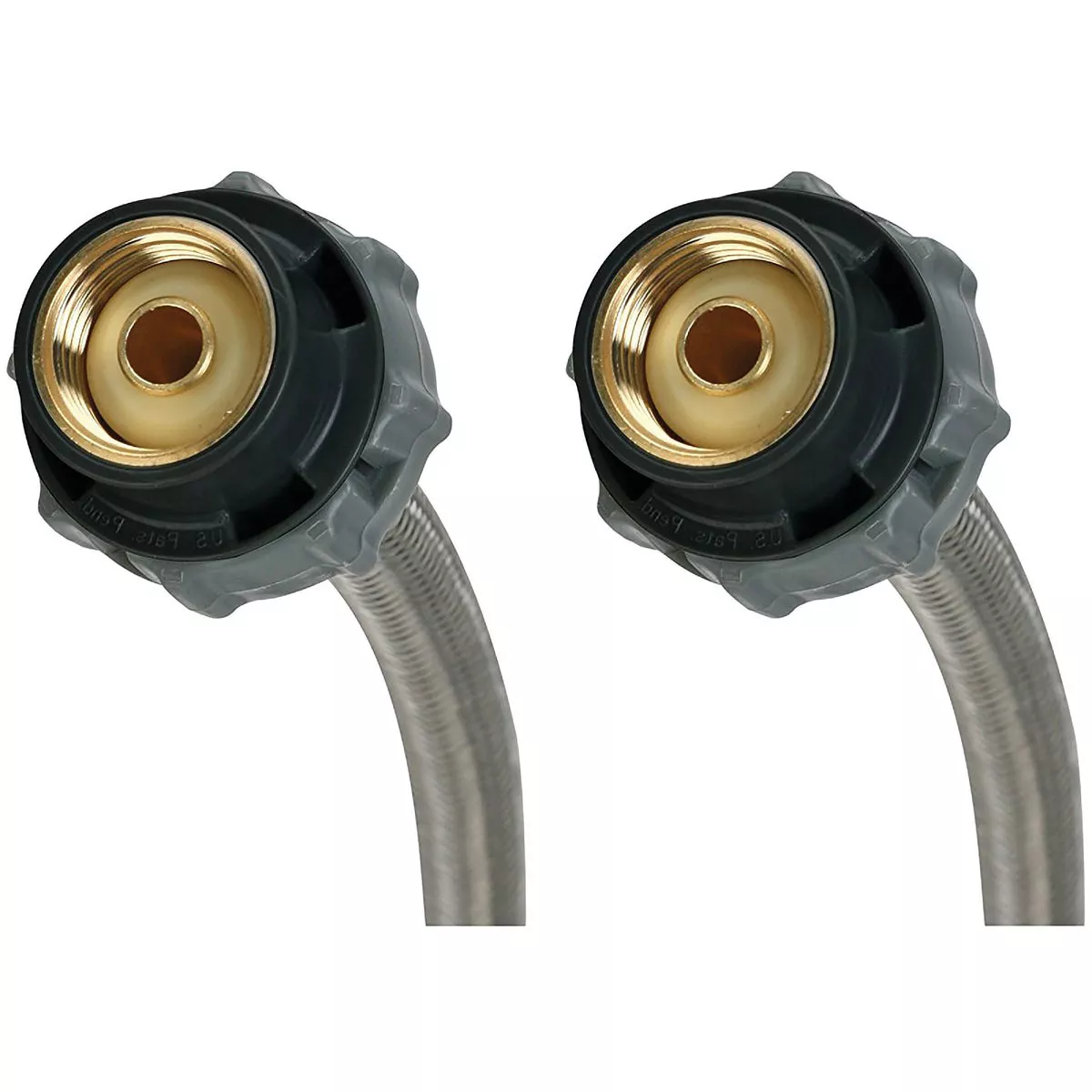 Fluidmaster Click Seal 1/2 In. FIP x 1/2 In. FIP x 30 In. L Braided Stainless Steel Faucet Connector