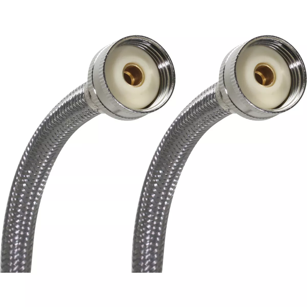 Fluidmaster 3/4 x 3/4 In. Hose Fitting x 72 In. L Braided Stainless Steel Washing Machine Connector
