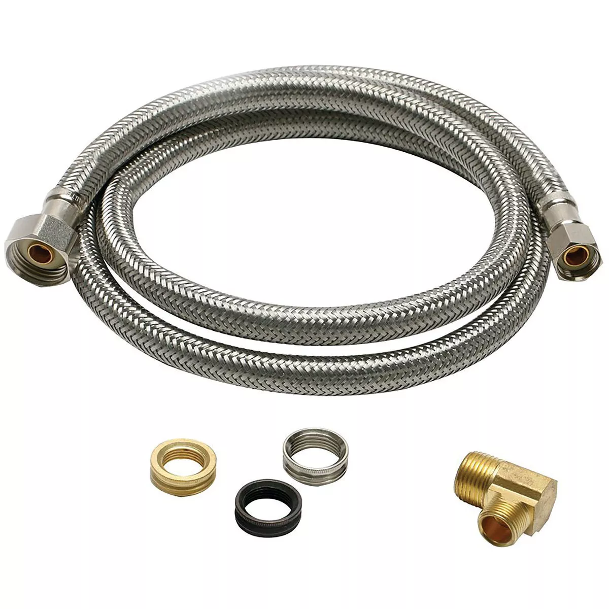 Fluidmaster Universal Fit 72 In. L Braided Stainless Steel Dishwasher Connector