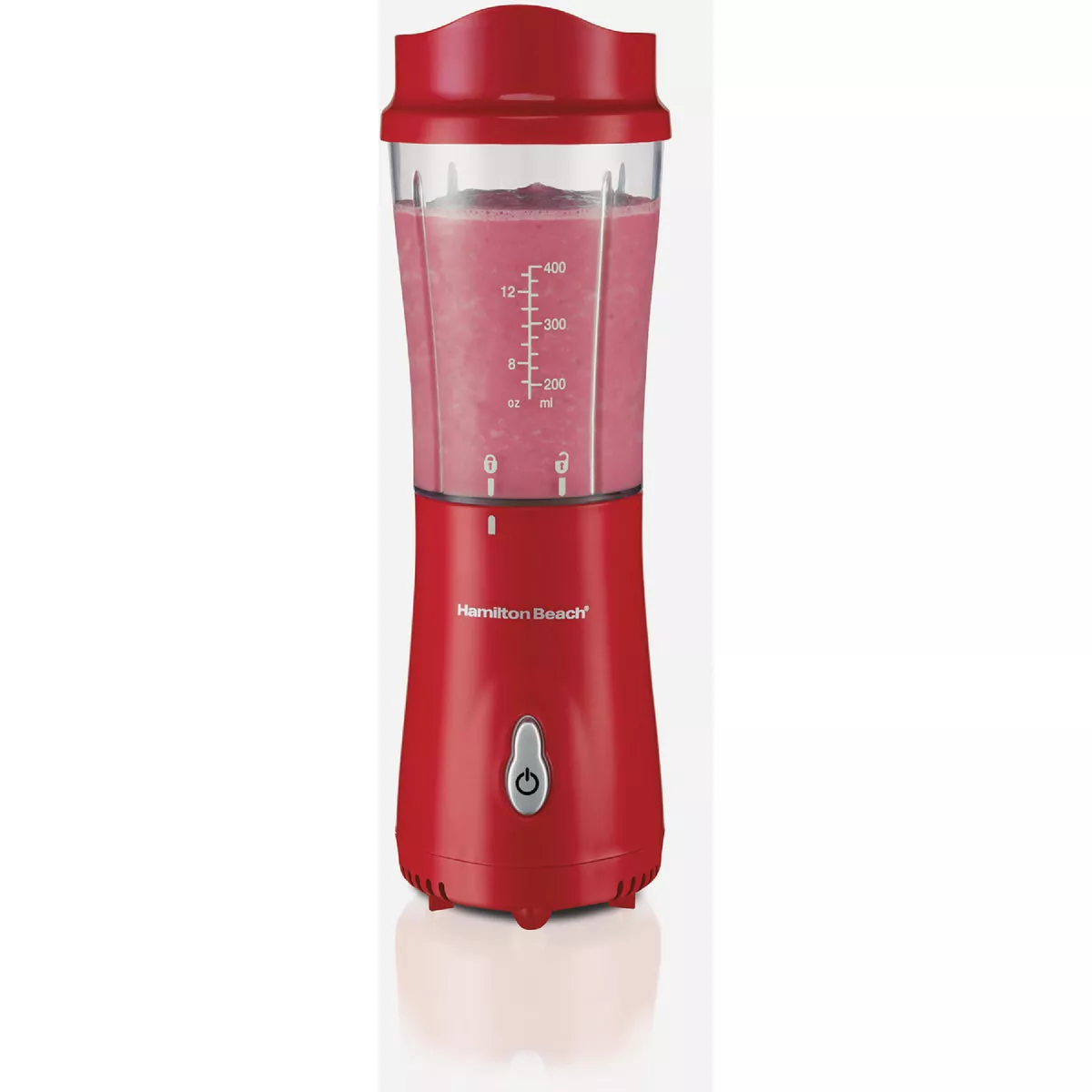 Hamilton Beach 14 Oz. Red Personal Blender With Travel Lid