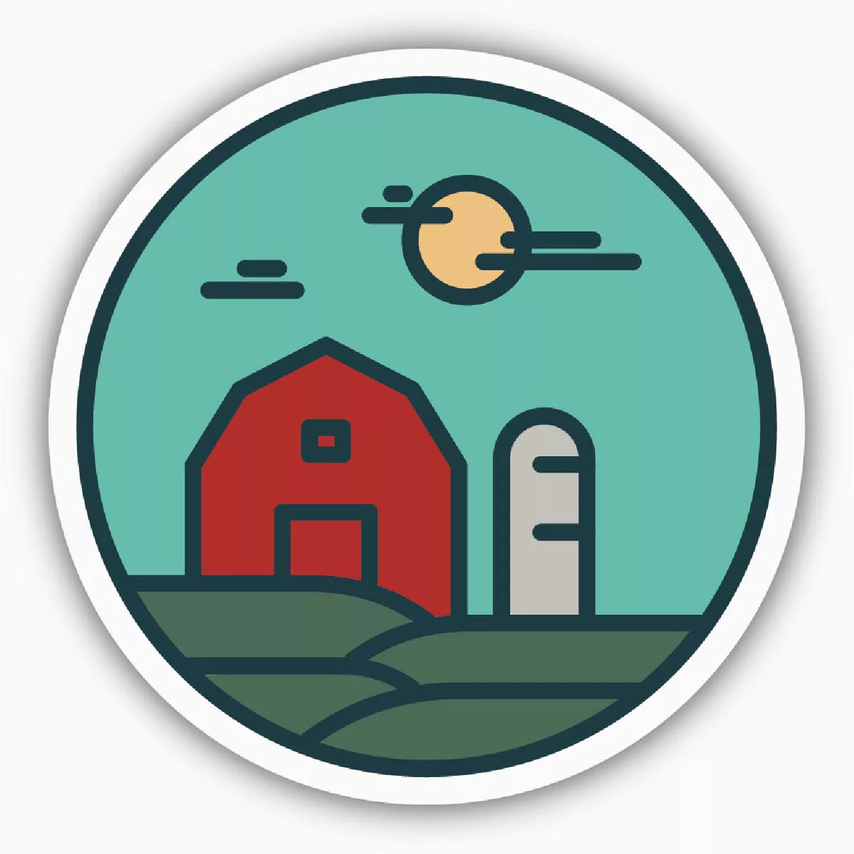 Stickers Northwest Barn Badge Large Sticker | Do it Best
