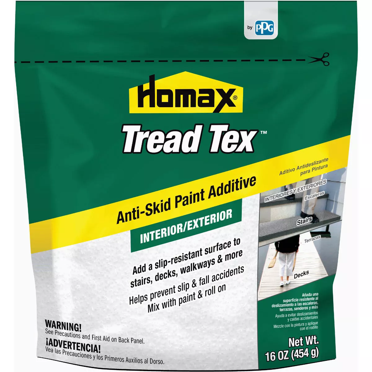 Homax Tred Tex 1 Lb. White Interior/Exterior Anti-Skid Paint Additive