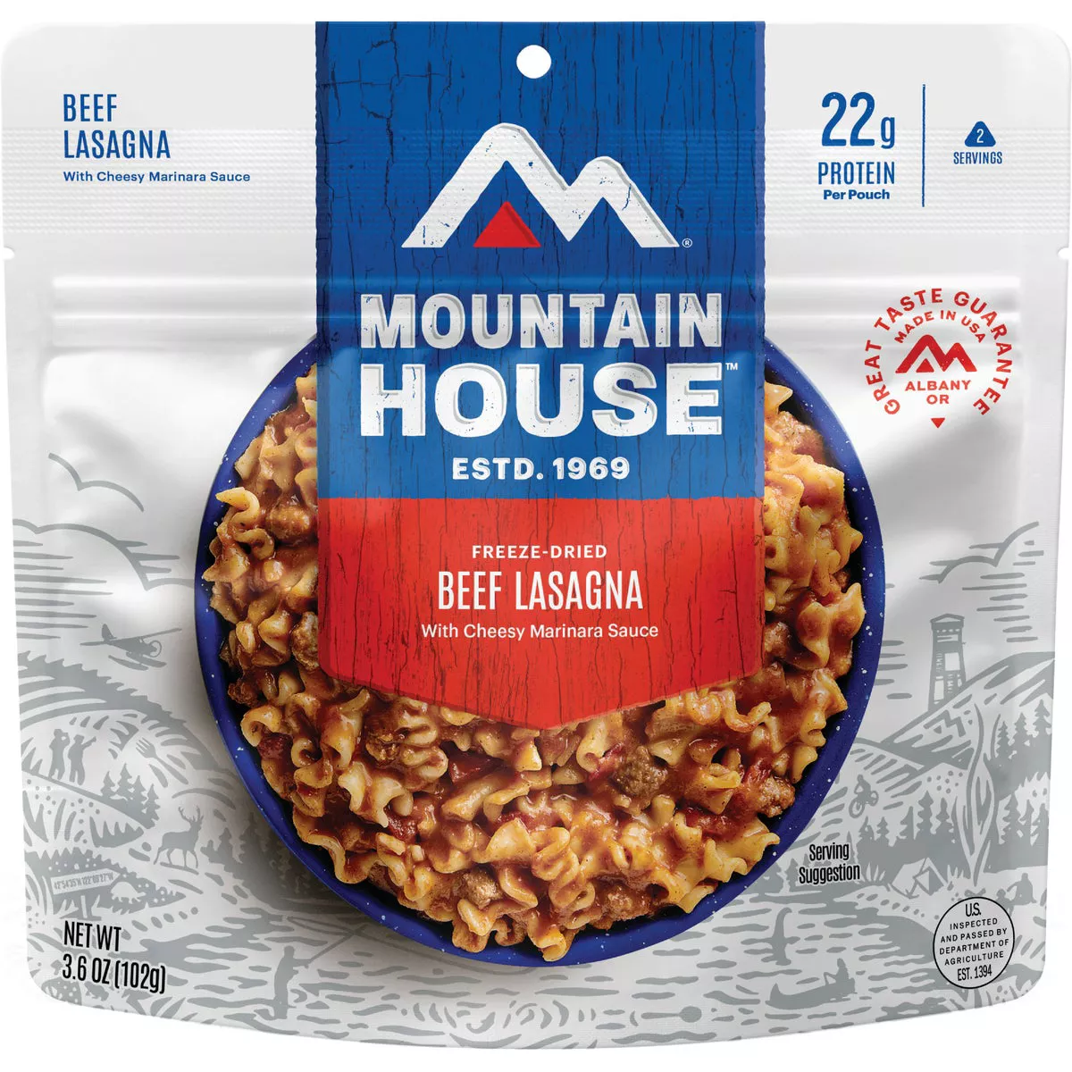 Mountain House Beef Lasagna Freeze-Dried Pouch - photo 2