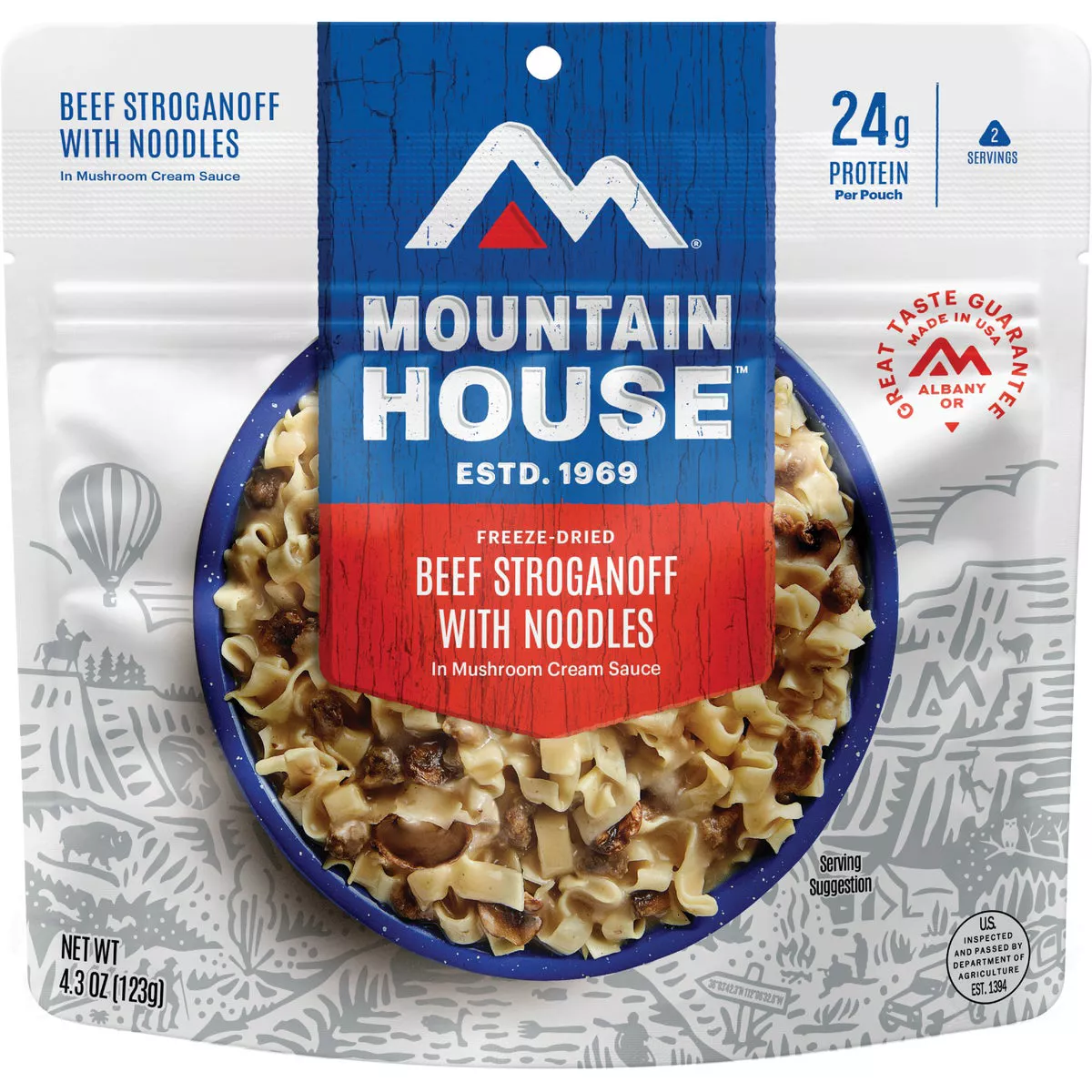 Mountain House Beef Stroganoff with Noodles Freeze-Dried Pouch- - photo 2