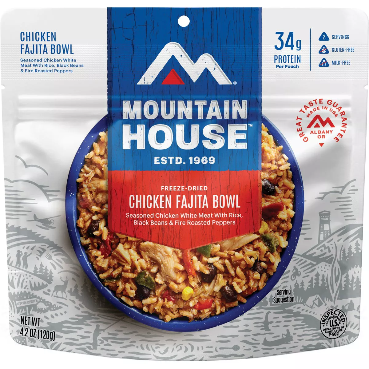 Mountain House Chicken Fajita Bowl Freeze-Dried Pouch - photo 2