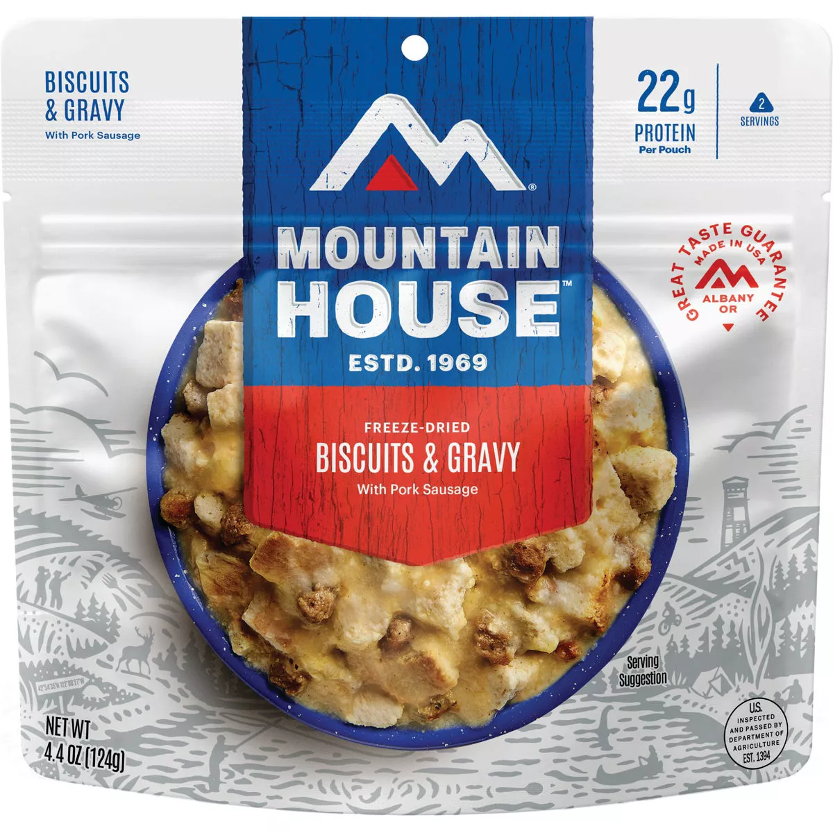 Mountain House Biscuits & Gravy Freeze-Dried Pouch - photo 2