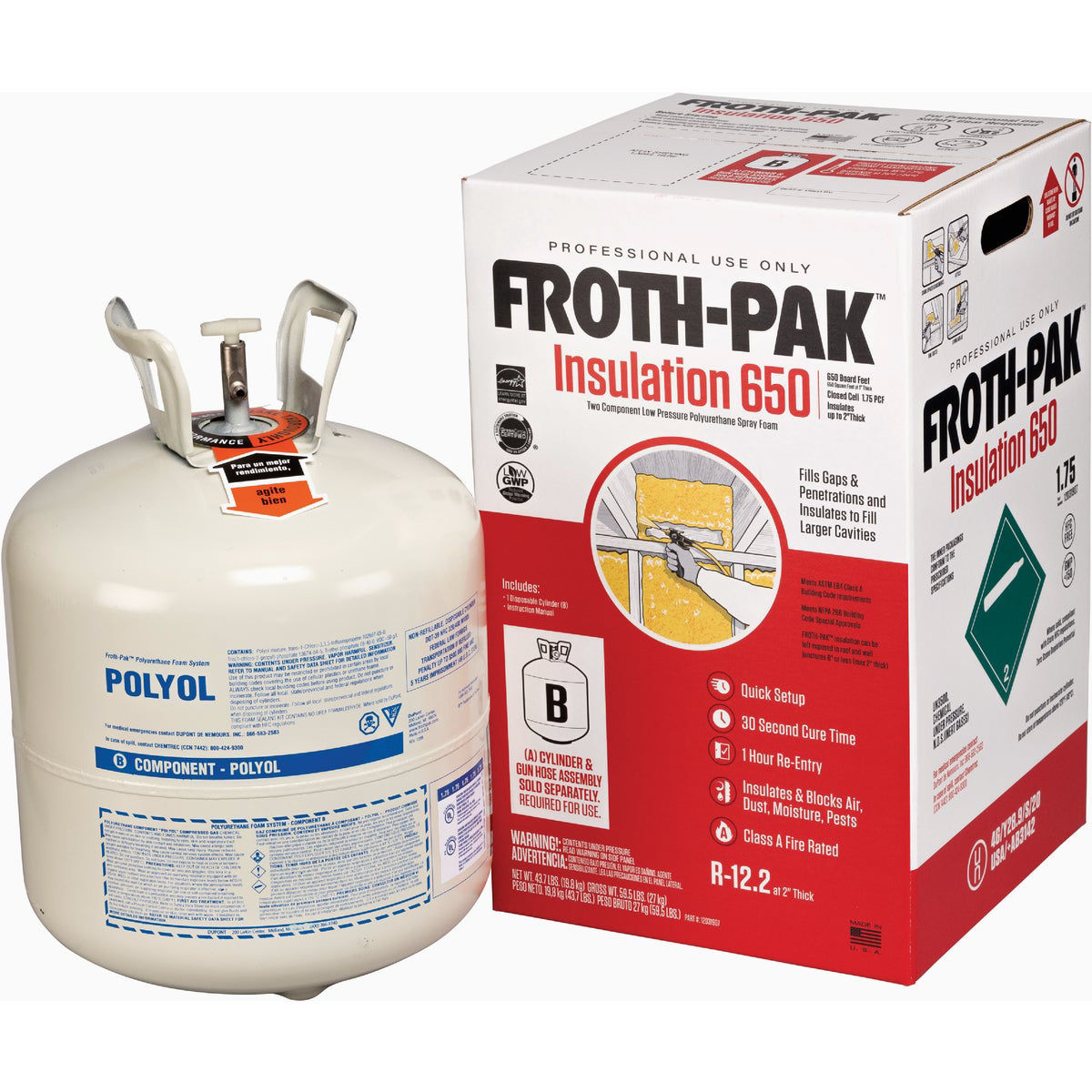 FROTH-PAK 650 B-Polyol Foam Insulation
