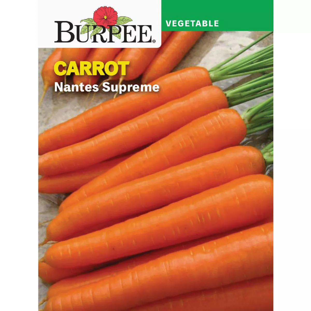 Burpee Carrot Nantes Supreme Seed Packet