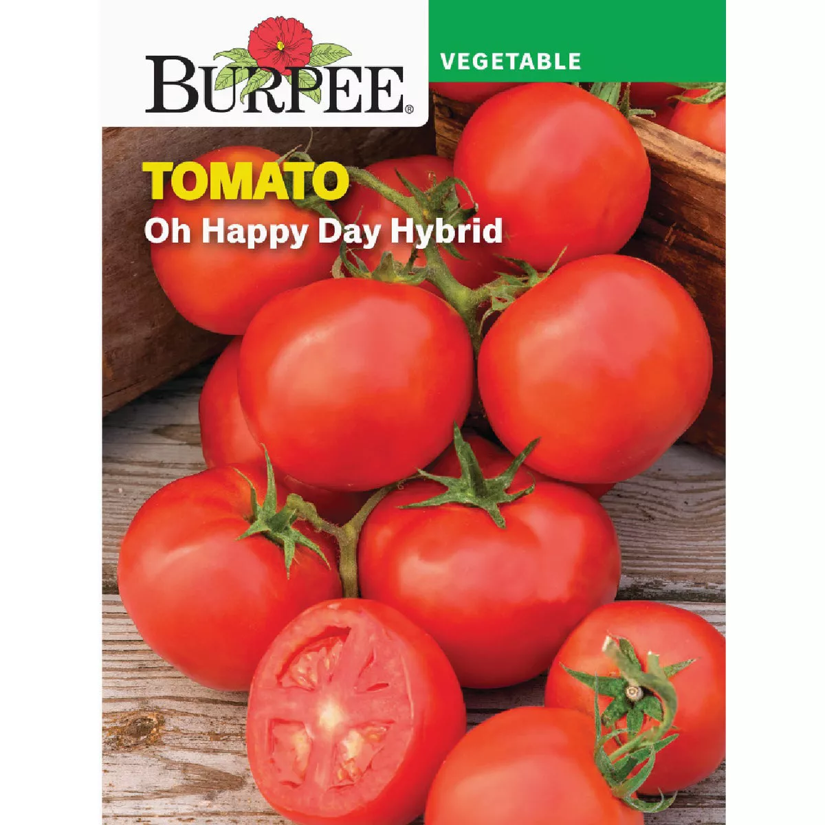 Burpee Tomato Oh Happy Day Hybrid Seed Packet