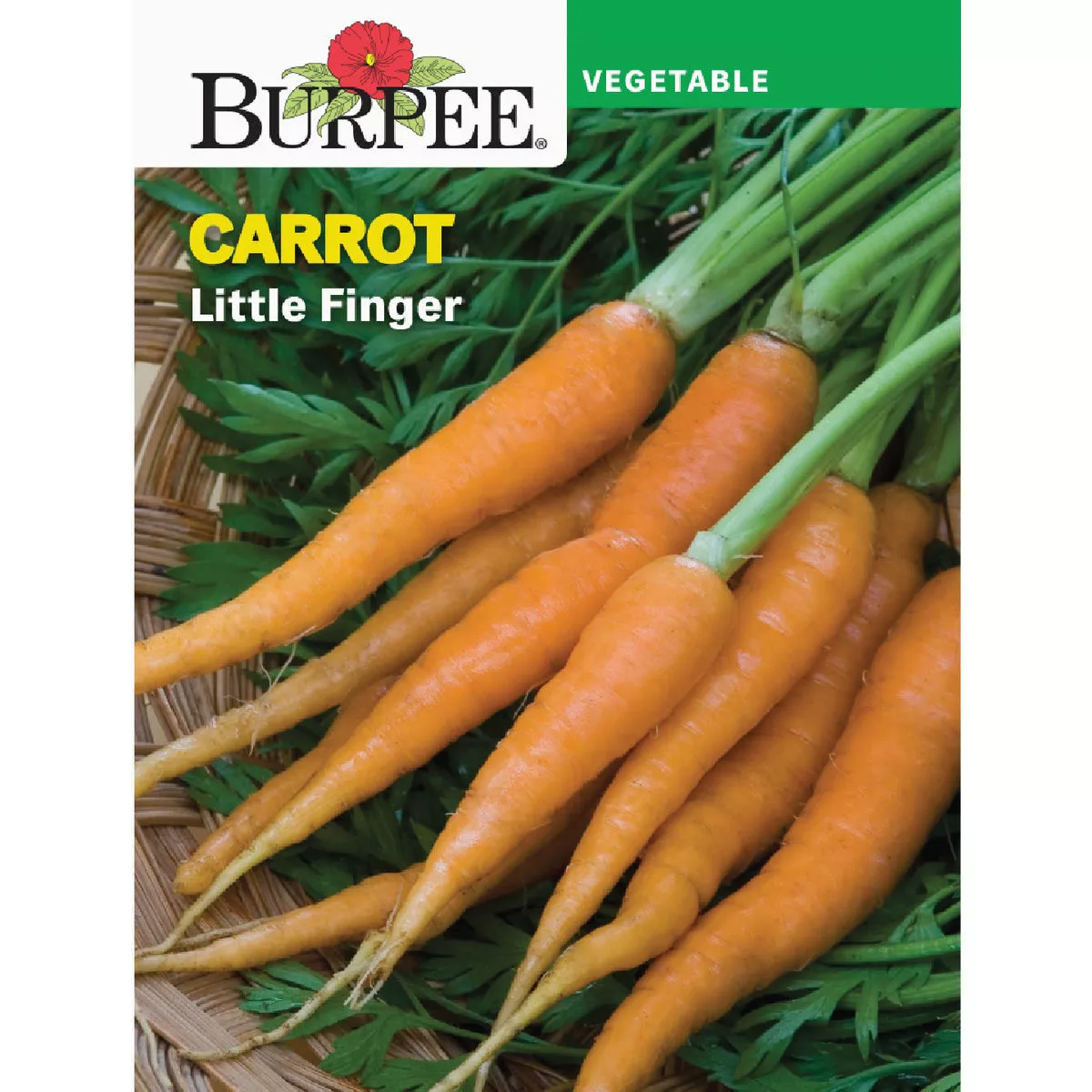 Burpee Carrot Little Finger Seed Packet