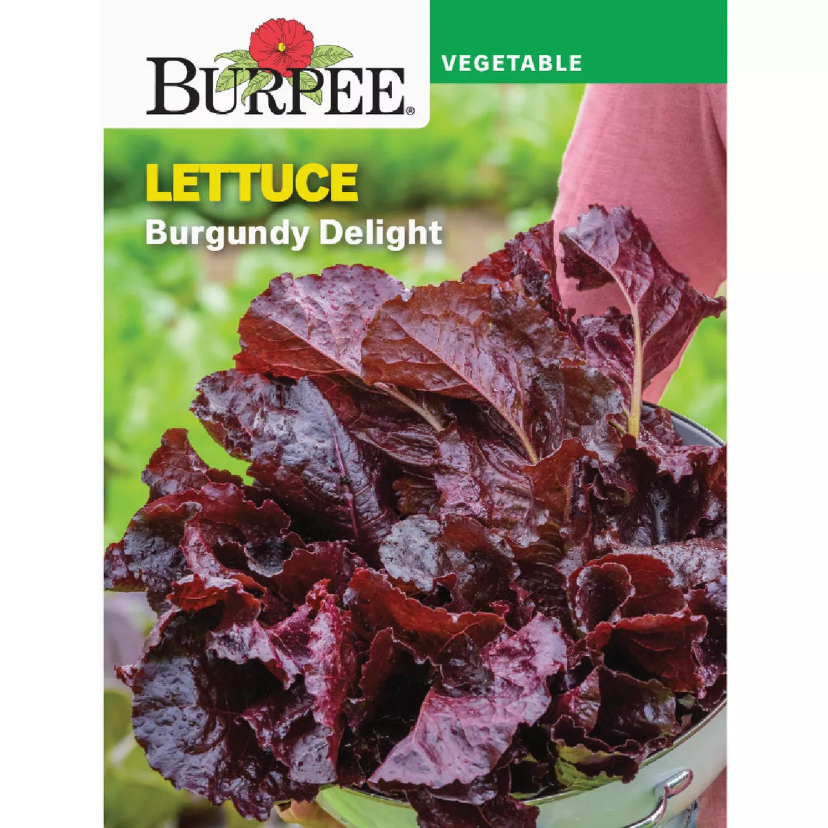 Burpee Lettuce Burgundy Delight Seed Packet