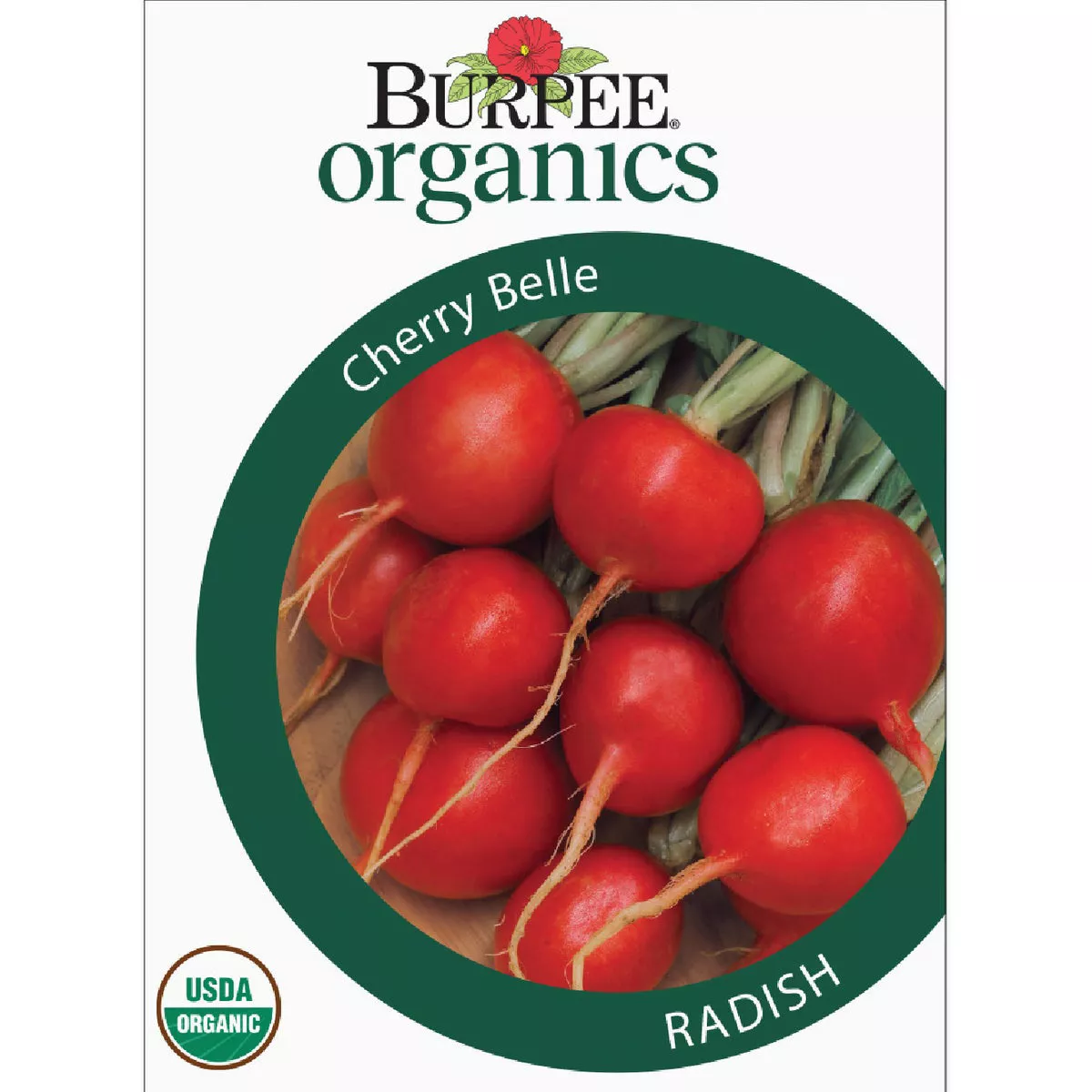 Burpee Organic Radish Cherry Belle Seed Packet