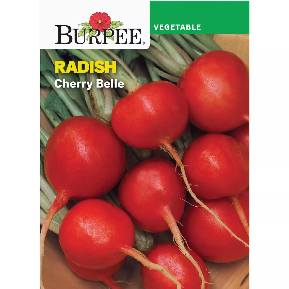 Burpee Radish Cherry Belle Seed Packet