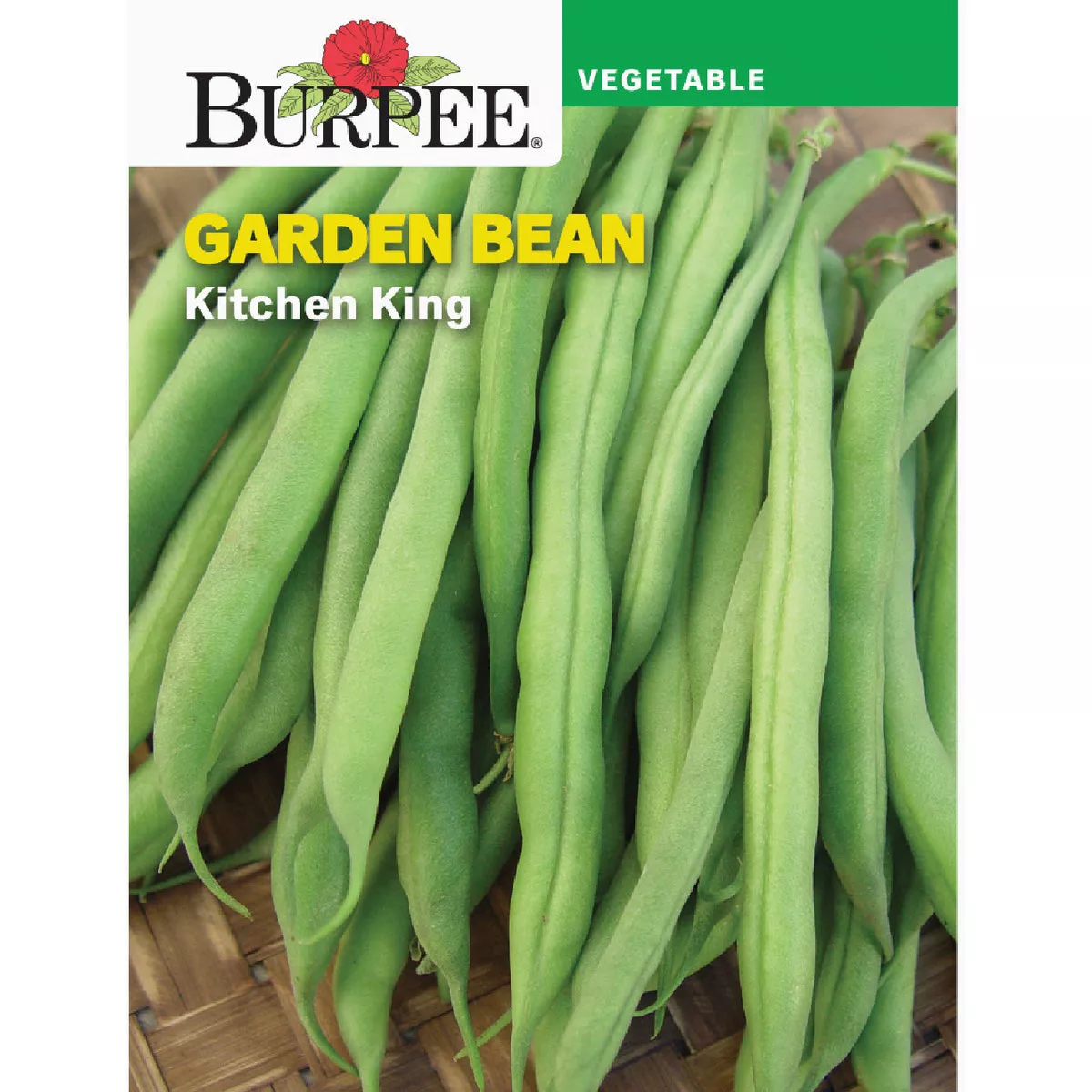Burpee Bean, Garden Kitchen King Seed Packet