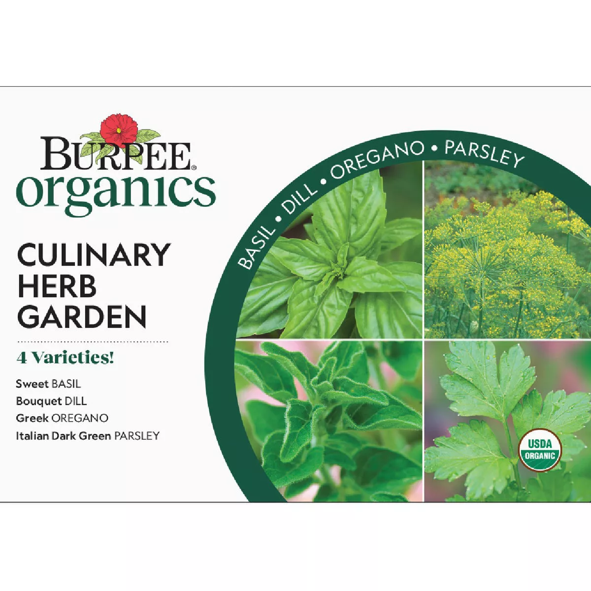Burpee Collection Organic Garden Culinary Herb Garden Seed Packet