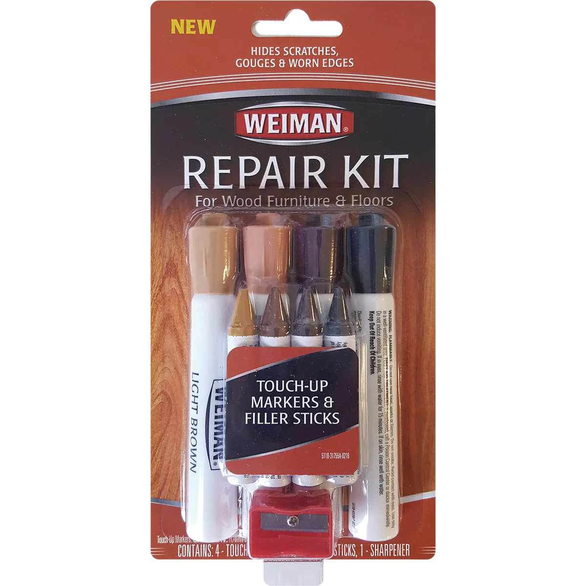 Weiman 16 Oz. Furniture Care and Repair Marker Kit