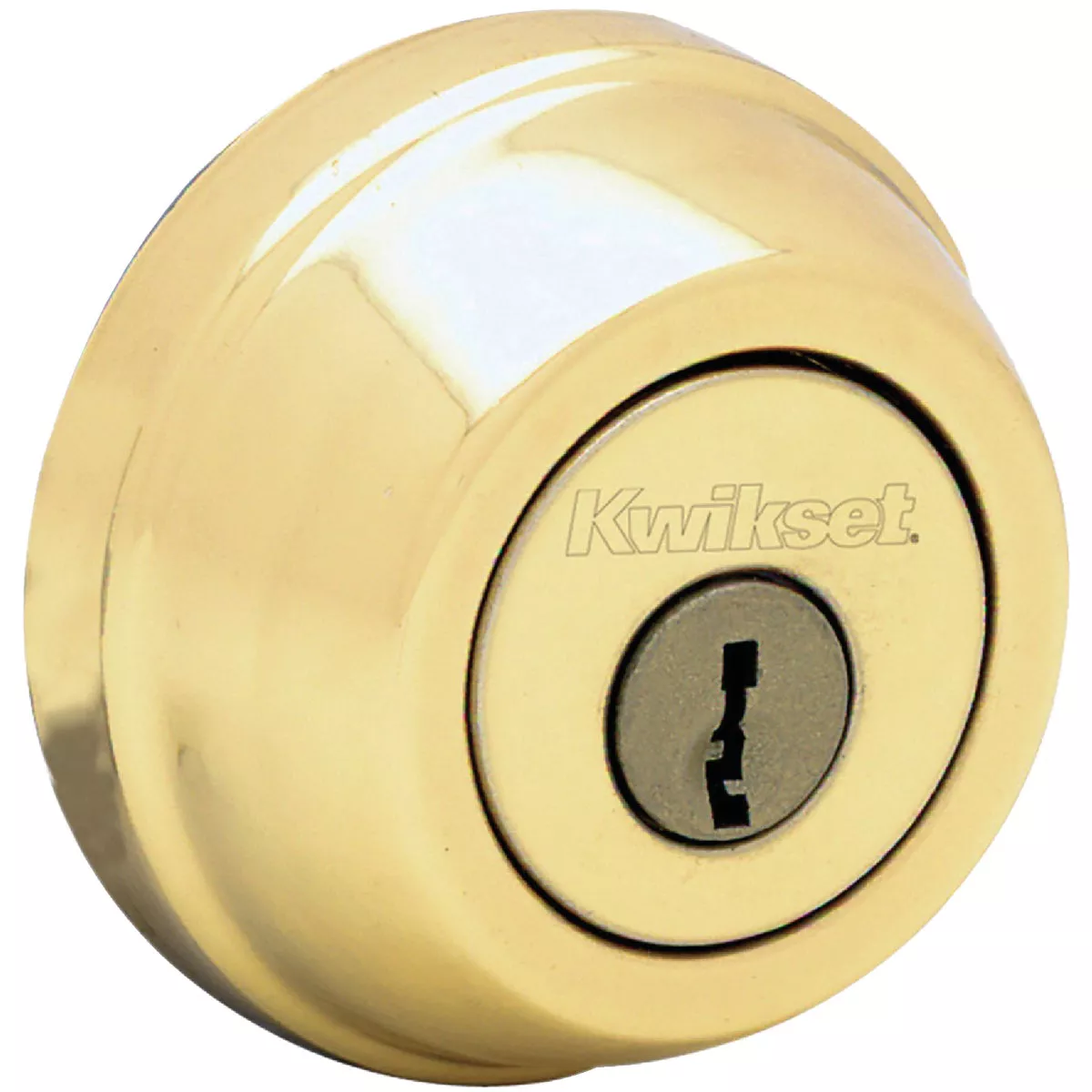 Kwikset Signature Double Cylinder, Grade 2, Deadbolt, Polished Brass