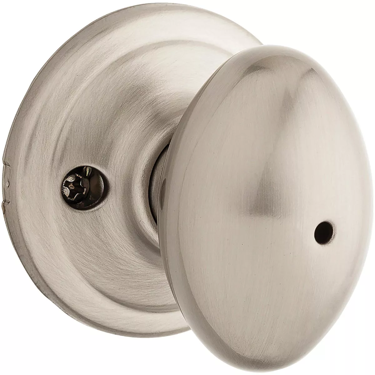Kwikset Signature Laurel Knob Privacy - Satin Nickel | True Value Hardware