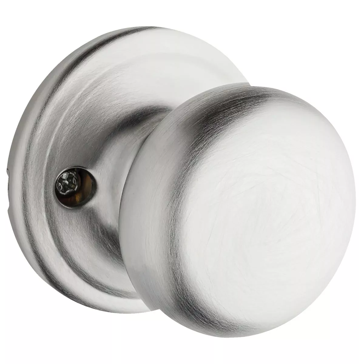 Kwikset Signature Hancock Knob Half Dummy - Satin Chrome