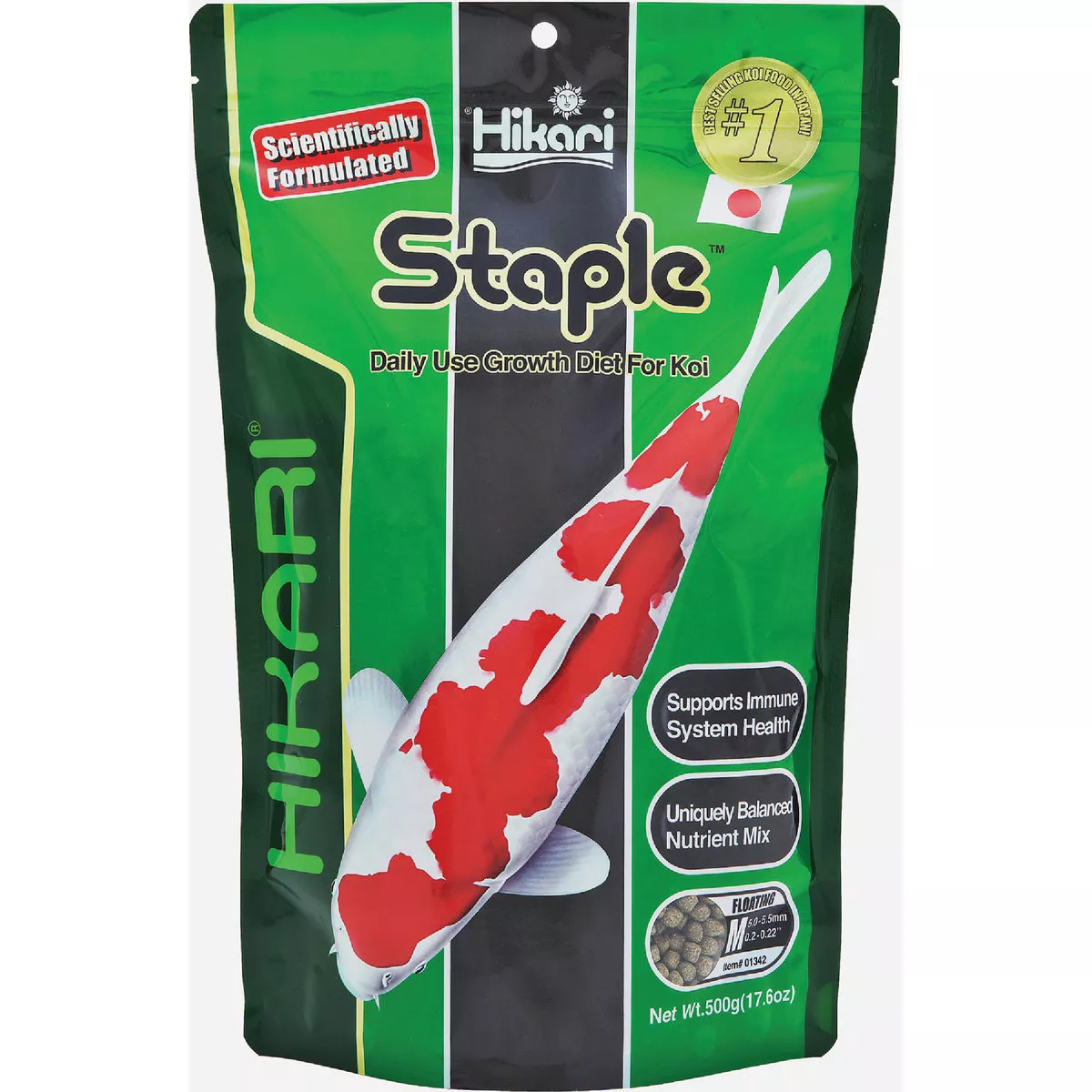 Hikari USA 17.6 Oz. Staple Growth Pellet Fish Food