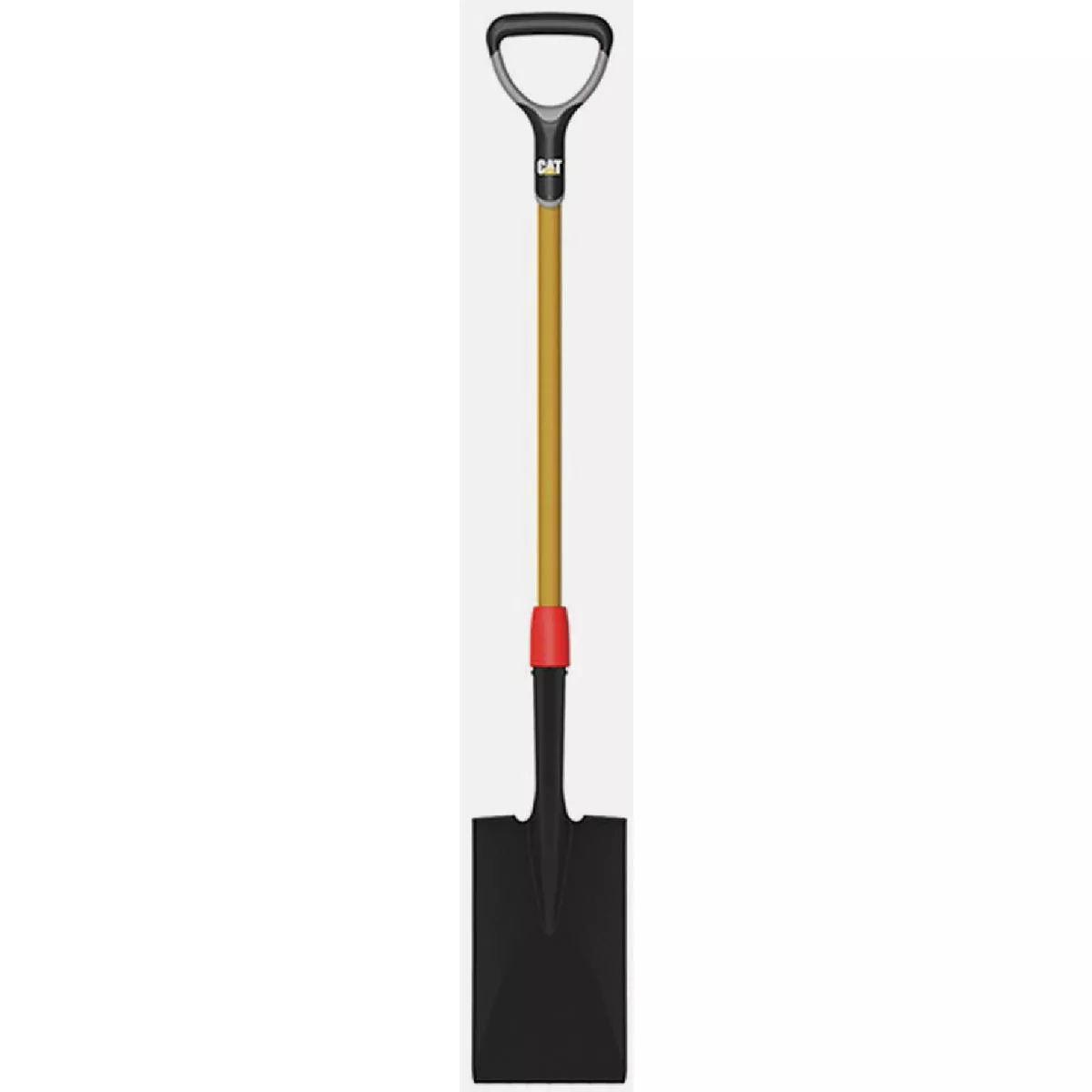 Cat 32" D Handle Garden Spade Fiberglass Handle-