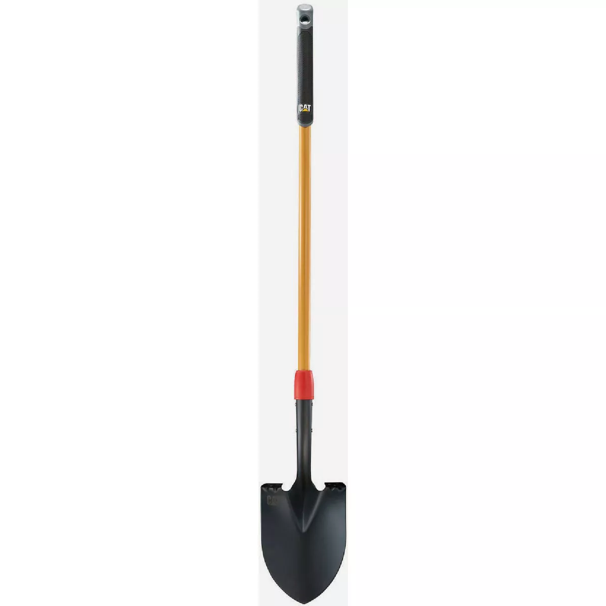 Cat 48" Long Handle Round Point Standard Step-