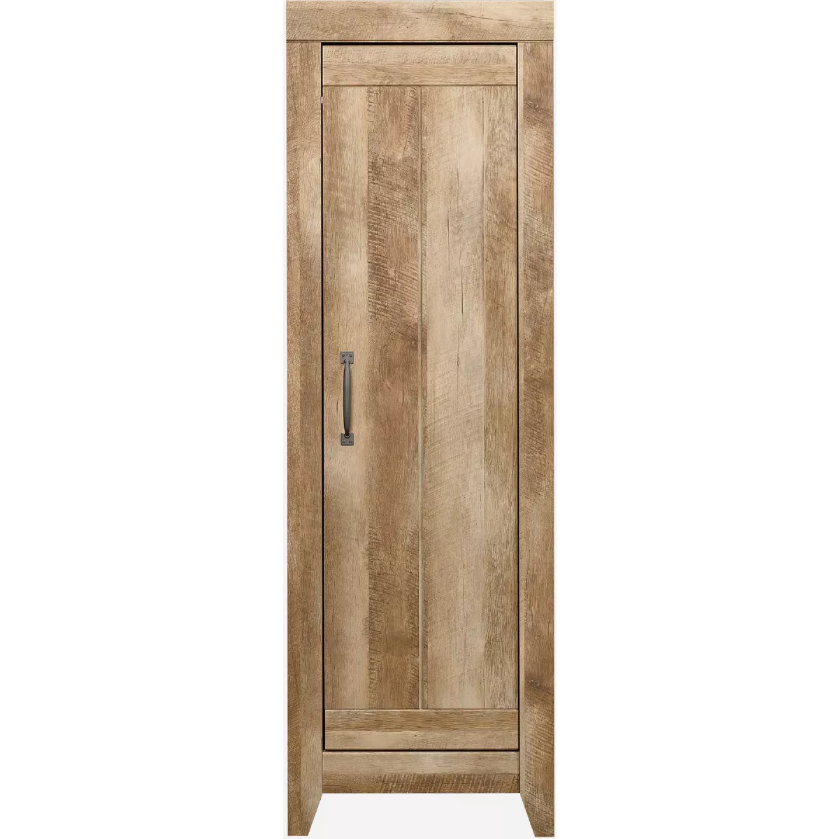 Sauder Adept Storage Narrow Storage Cabinet, Craftsman Oak