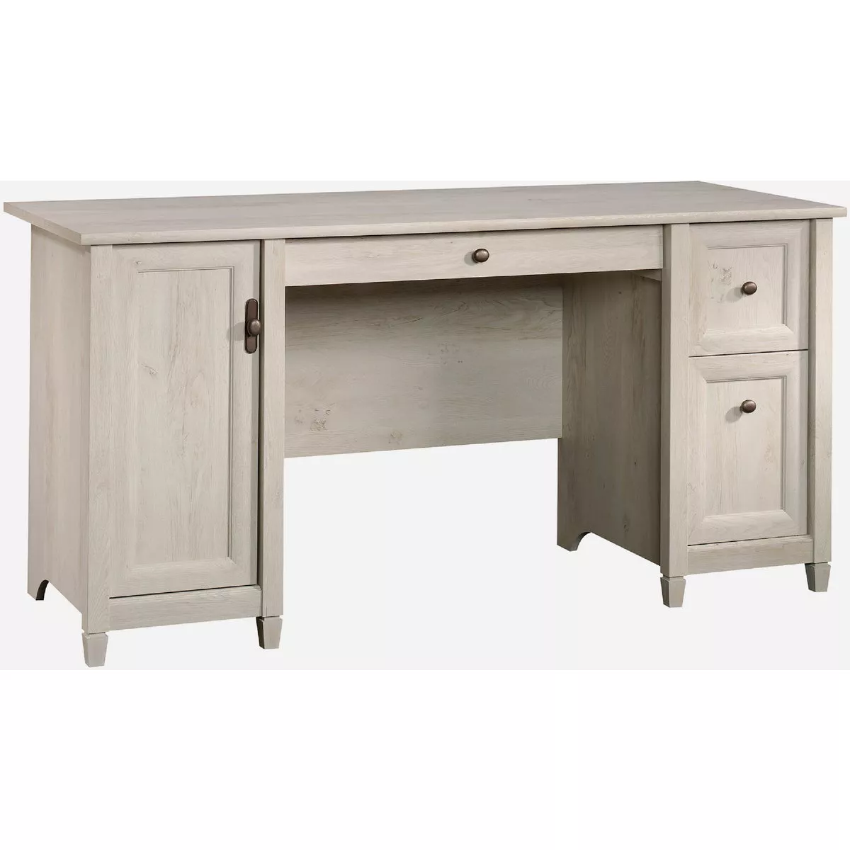 Sauder Edge Water Computer Desk, Chalked Chestnut