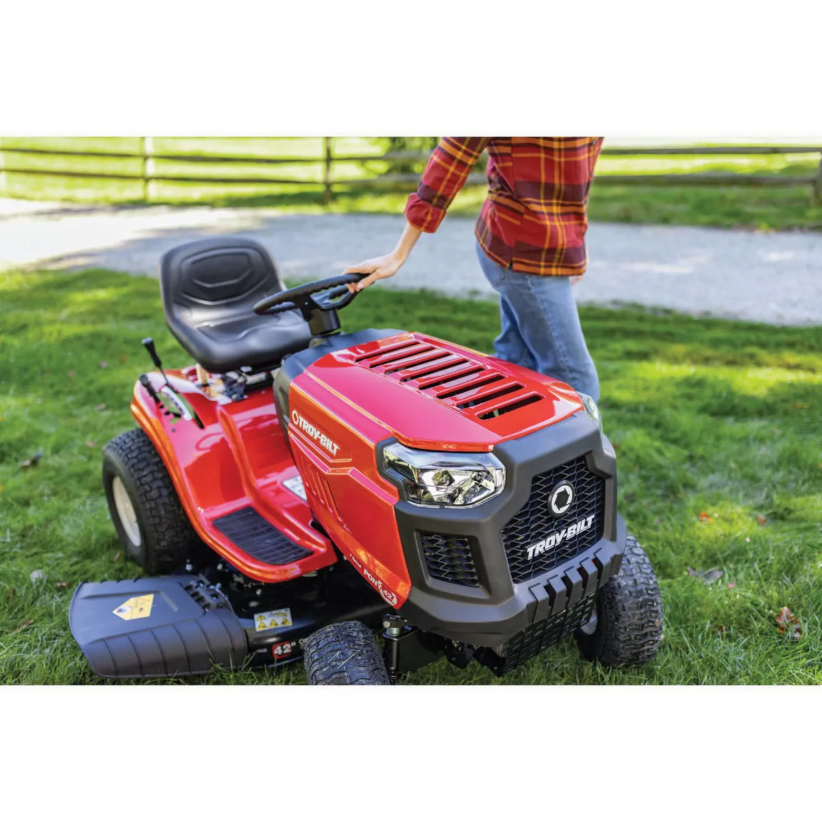 Troy-Bilt 42 In. Pony 500cc Riding Lawn Tractor - photo 6